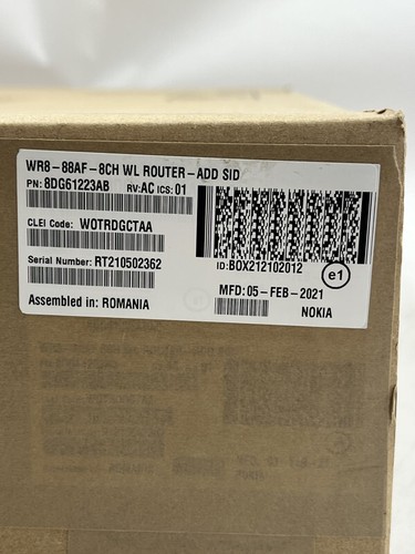 Nokia wr8 88af 8ch - wr8-88af-8ch, wl